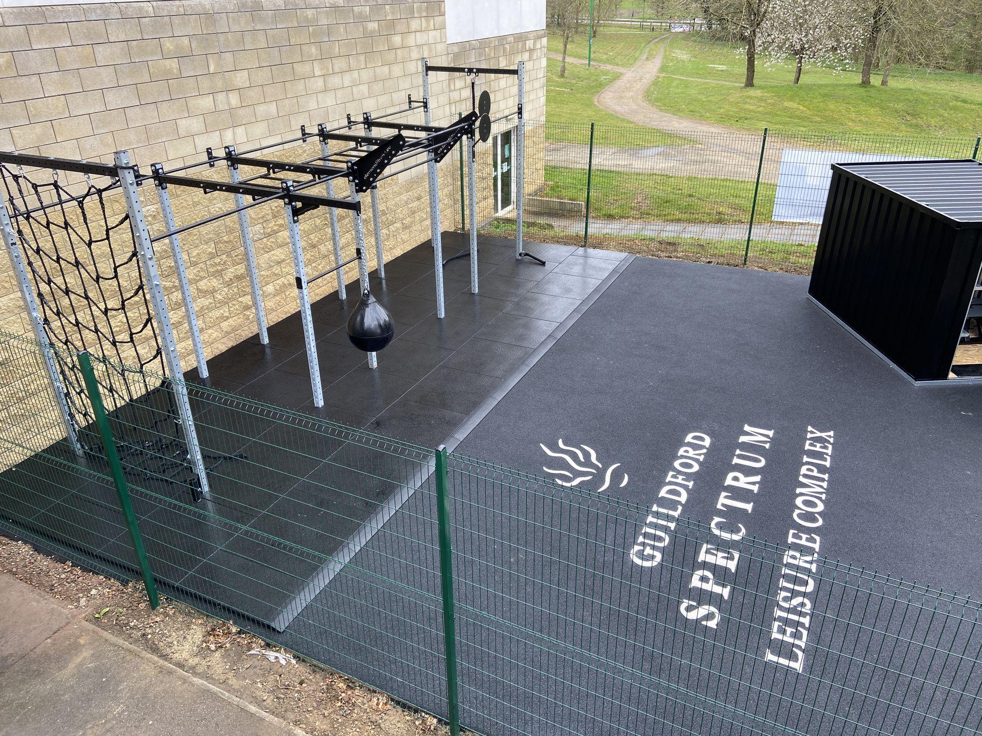 Guildford Spectrum Outdoor fitness project by Element Fitness